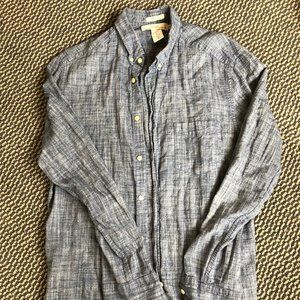H&M 100% Cotton Button Down Men's L